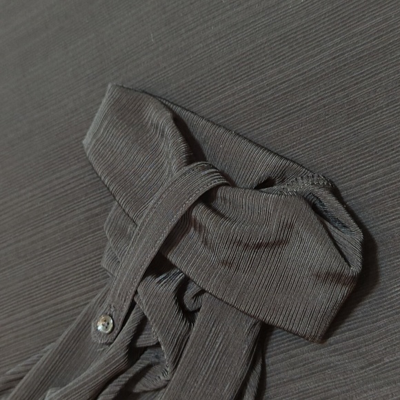 Apt. 9 Women's Black 3/4 Sleeve Roll-Tab Peplum Blouse Size XL - Picture 2 of 10